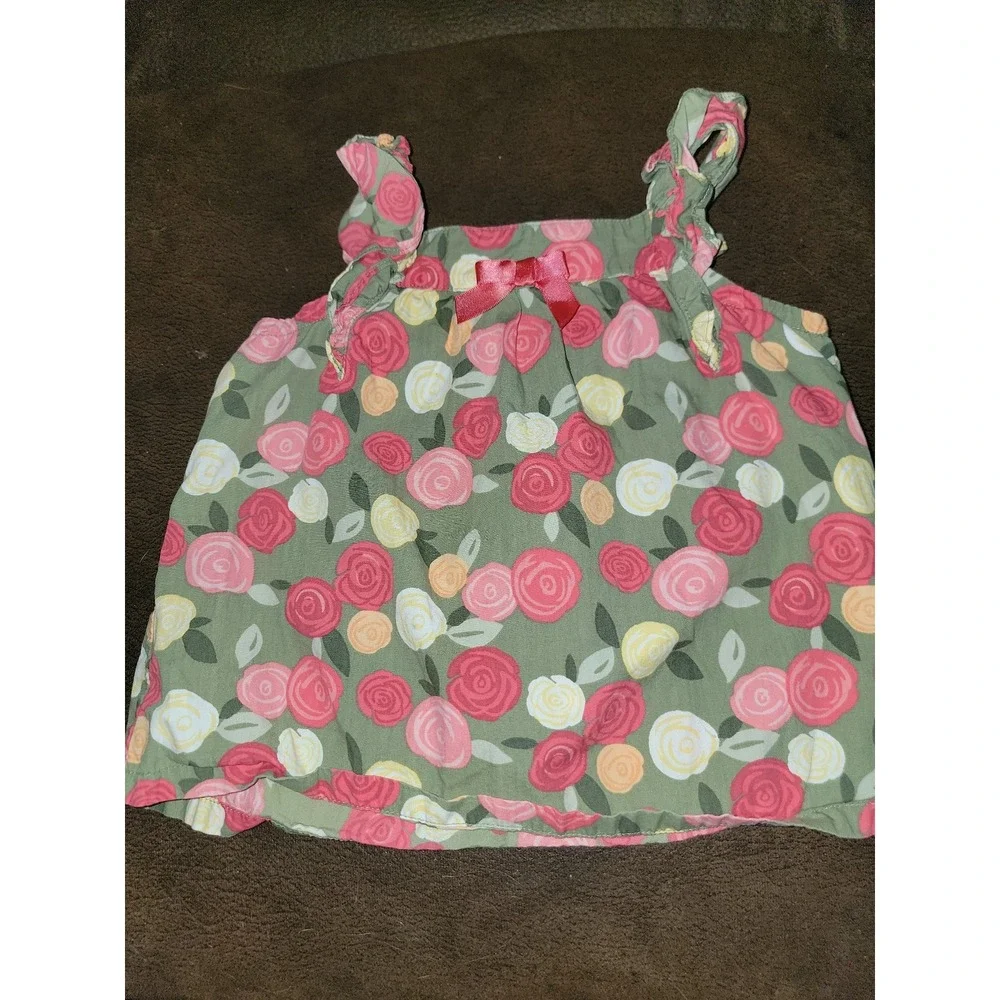 Gymboree unicorn garden floral rose top size‎ 18 24 months